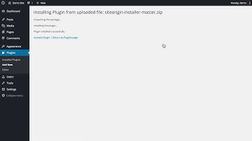 SiteOrigin Installer Plugin for WordPress