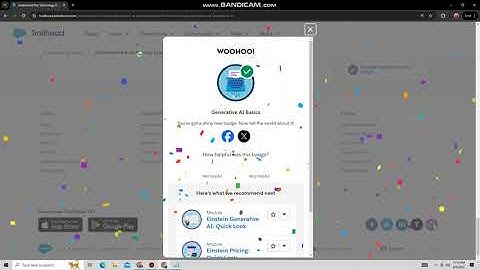 Generative AI Basics | Explore the Capabilities of Generative AI | Salesforce Trailhead | QUIZ 1, 2