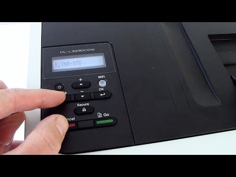 How to reset Brother HL-L3230cdw replace toner message