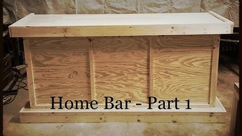 (How To) Make A Reclaimed Home Bar - Part 1