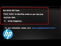 Boot Device Not Found | please install an operating system on your hard disk | Hard Disk 3FO | HP