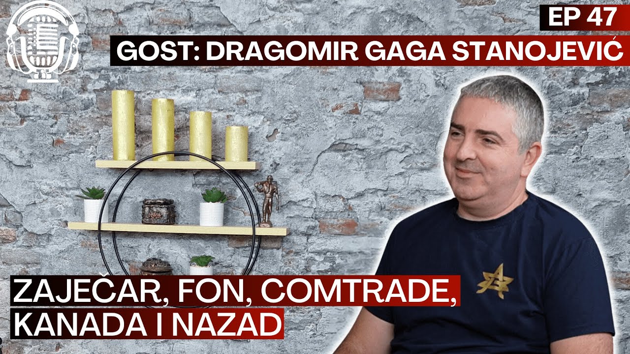 Dragomir Gaga Stanojević - Zaječar, FON, Comtrade, Kanada i nazad ...