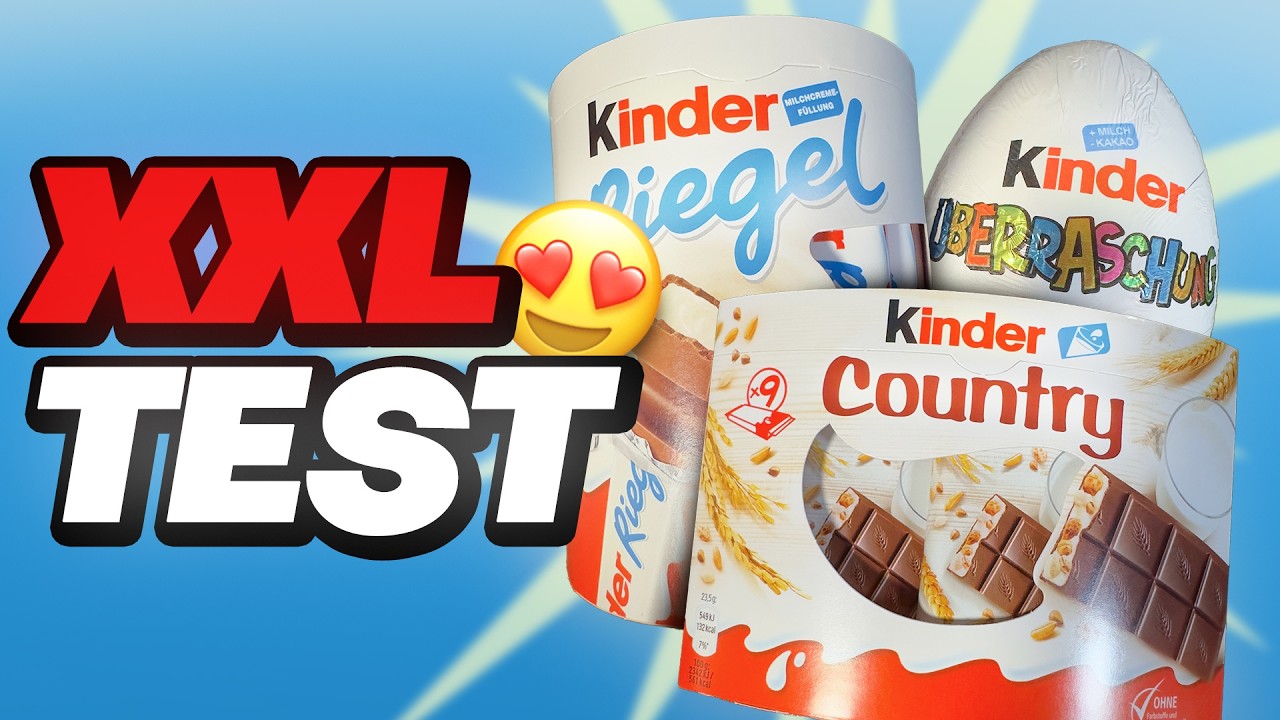 Welches KINDER Produkt von FERRERO ist das BESTE? 🤤🤩 XXL TEST