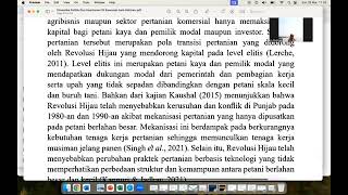 Kawasan Asia Selatan-Kondisi Agraria India
