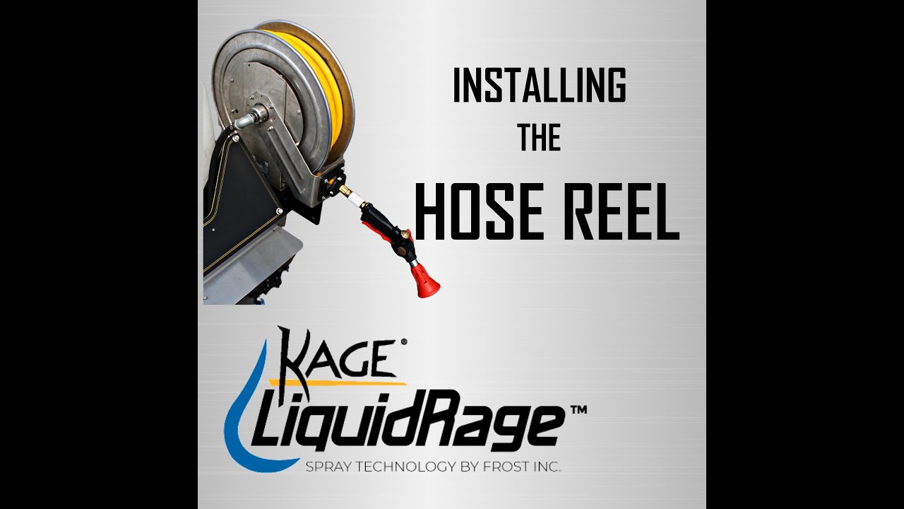 Installing a hose reel on a Liquid Rage sprayer by Kage Innovation ...
