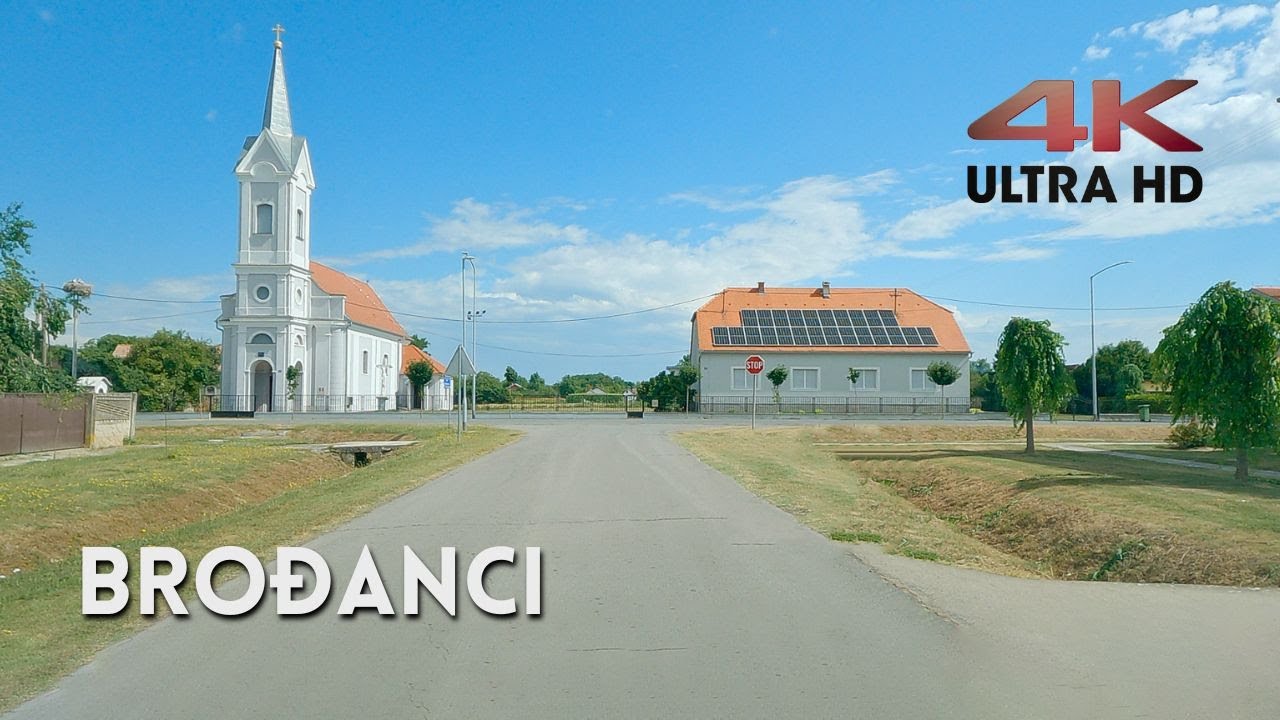 Хорватия – Брождянци в 4K | Поездка через историческую деревню в Славонии (08.07.2025)