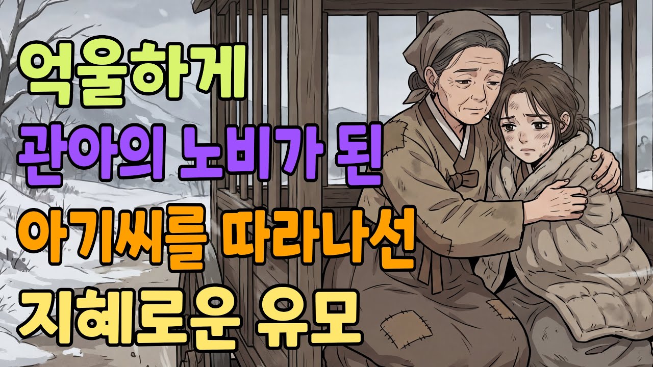 [조선야담소] 억울하게 관아의 노비가 된 아기씨를 따라나선 지혜로운 유모 야담ㅣ민담ㅣ설화ㅣ전설ㅣ조선야담ㅣ옛날이야기ㅣ오디오북ㅣ수면ㅣ잠잘때ㅣ권성징악ㅣ효도