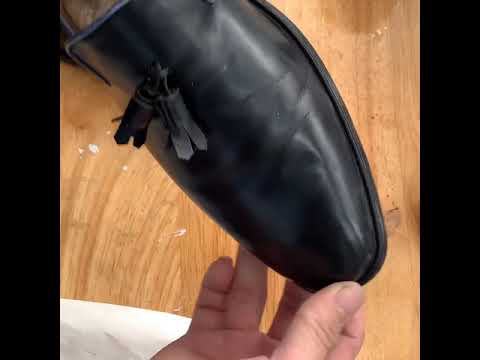 Restoration Pierre Cardin leather shoe