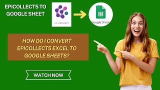 How do I convert EPICOLLECT5 Excel to Google Sheets