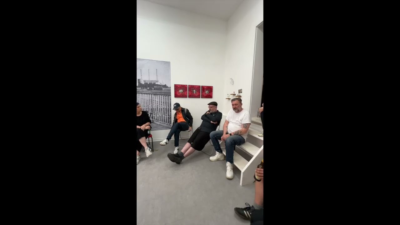 ArtistTalk Robert Lorenc, Alexander Pehlemann mit Bernhard Schipper im Cafe Venedig am 27. Juni 2025