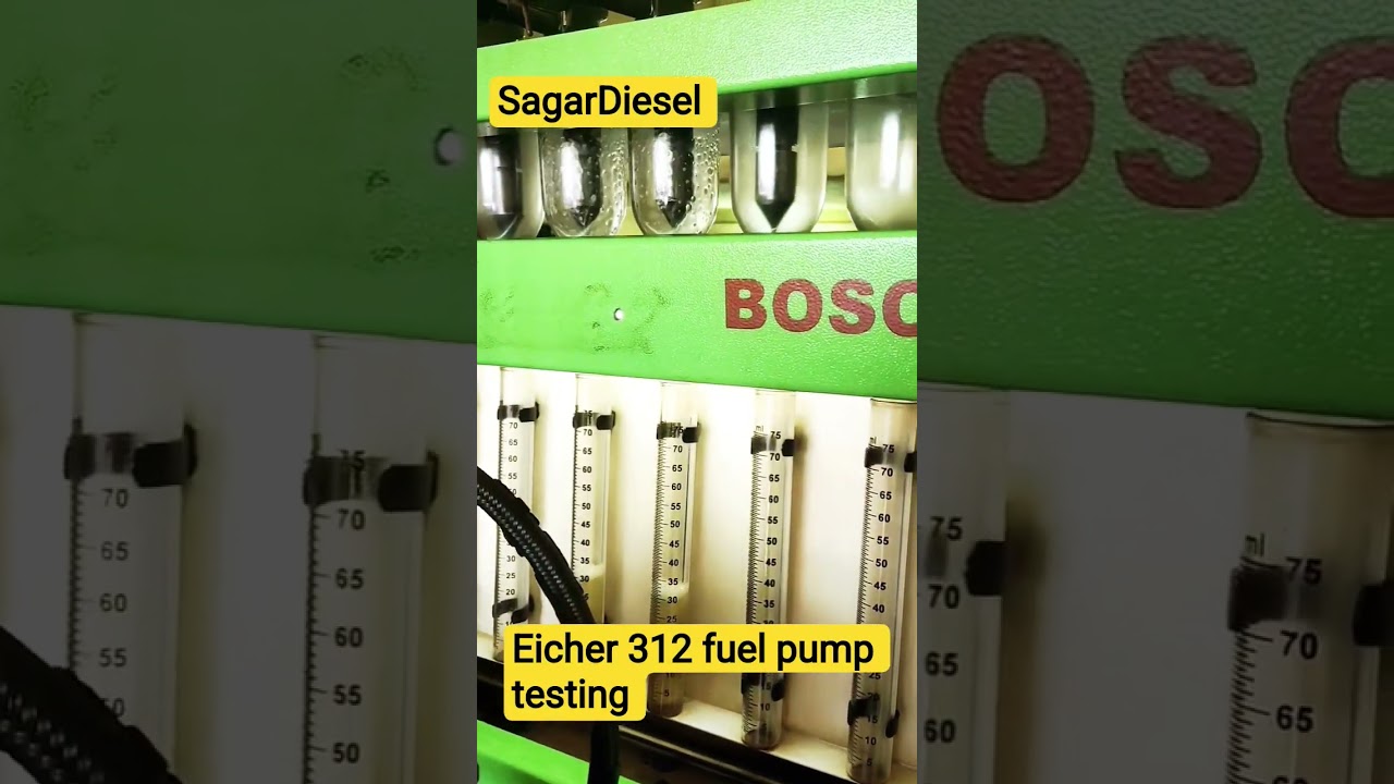 Eicher 312fuel pump testing 