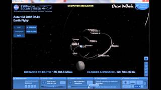 Asteroid 2012 DA14 Earth Flyby NASA Eyes On The Solar System Recording