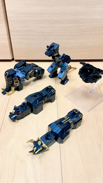 【恐竜戦隊ジュウレンジャー 】DXロボユニバース、ブラック大獣神で遊んでみた#toys #rasuba #powerrangers #megazord #スーパー戦隊