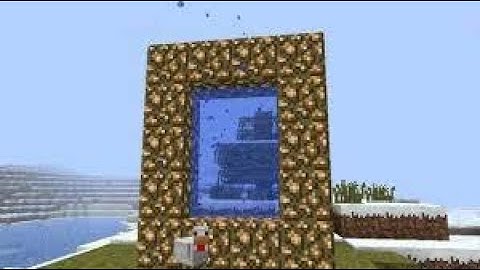 how to build the aether portal in minecraft (no mods)