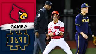 Louisville vs Notre Dame Game 2 Highlights | INSANE FINISH | College Baseball 2026