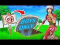 I Went UNDERCOVER in a BOYS ONLY Fashion Show! (Fortnite)