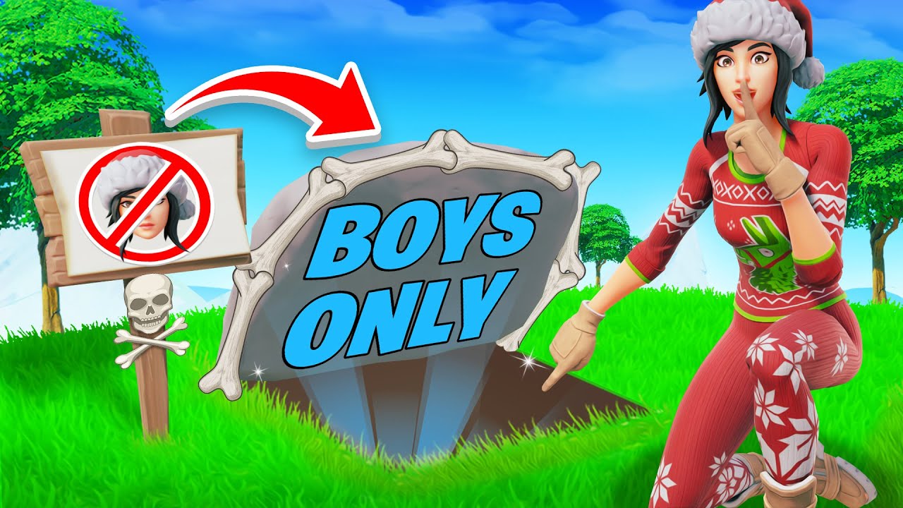 I Went UNDERCOVER in a BOYS ONLY Fashion Show! (Fortnite)