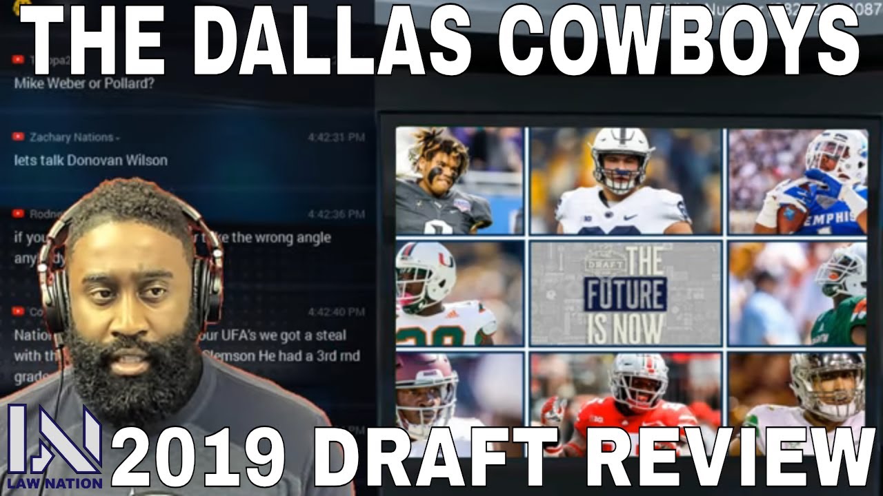 The Dallas Cowboys 2019 Draft Pick Review 📝 YouTube