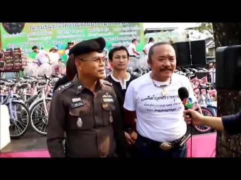 ให้สัมภาษณ์นักข่าวข่อง 7 ที่งานวันเด็กแห่งชาติของชุมชนชาววัดอรุณลานมะขามบ้านหม้อ