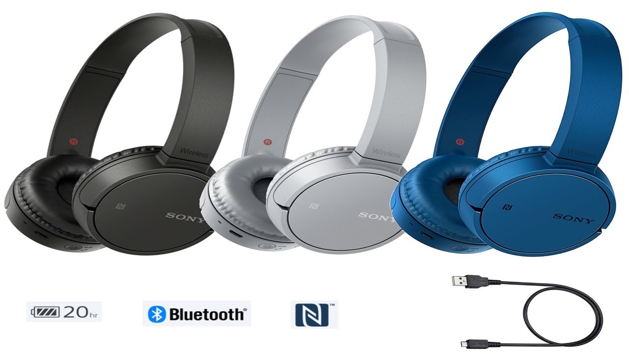Sony WH CH500 Wireless Stereo Headset YouTube