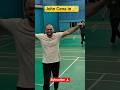 John Cena🖐🏻 in Badminton 🏸| Friends| Full Masti| #badminton #sports #friends #fun 😎😅🏸