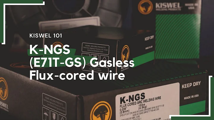 KISWEL 101: K-NGS Flux-cored wire 0.035 Dia. 10Lb Spool (AWS A5.20 E71T-GS)
