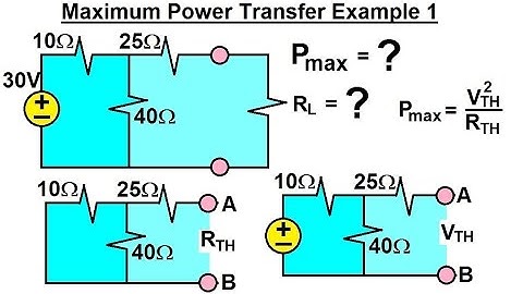 Electrical Engineering: Ch 4: Circuit Theorems (28 of 35) Maximum Power Transfer Ex. 1