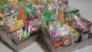Membuat Parcel Sembako Sederhana Dari Kardus Bekas