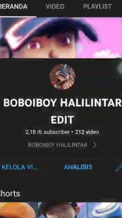 CCP TEMAN TEMAN YOUTUBE TERBAIK - BOBOIBOY HALILINTAR EDIT