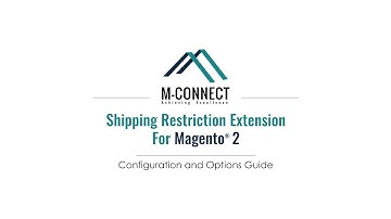 Configuration of Magento 2 Shipping Restriction by Custom Shipping Rules