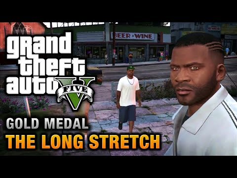 GTA 5 - Mission #9 - The Long Stretch [100% Gold Medal Walkthrough]