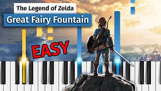 The Legend of Zelda - Great Fairy Fountain - EASY Piano Tutorial screenshot 4