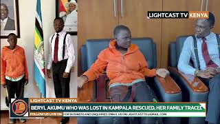 ABABU NAMWAMBA RESCUES BERYL AKUMU, A GIRL WHO WAS LOST IN KAMPALA UGANDA, HER FAMILY TRACED