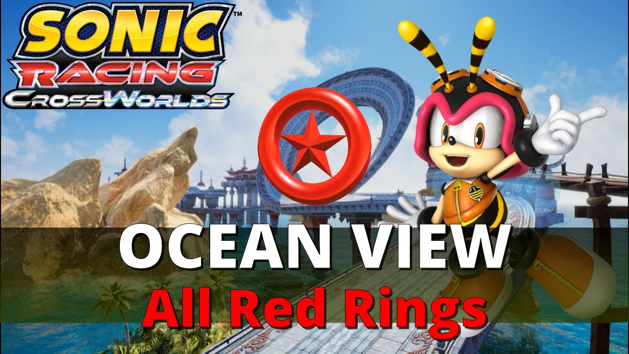 Sonic Racing: CrossWorlds - Ocean View - All Red Star Ring Locations
