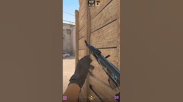 Self Pop Flash For Stop Push On B On Dust 2 In CS2 #cs2 #shorts