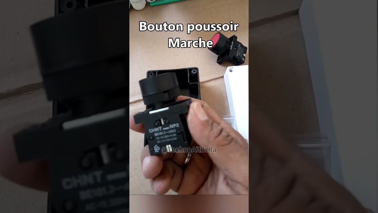 Bouton poussoir industriel & Bouton marche arrêt ON OFF