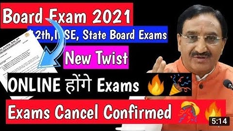 icse Exam cancelled confirmed by official website|icse exam latest update