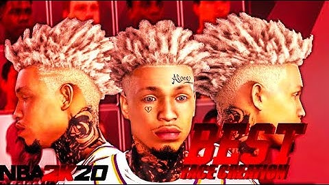 *NEW* BEST DRIPPY FACE CREATION TUTORIAL IN NBA 2K20! LOOK LIKE A DRIBBLE GAWD | BEST FACE CREATION