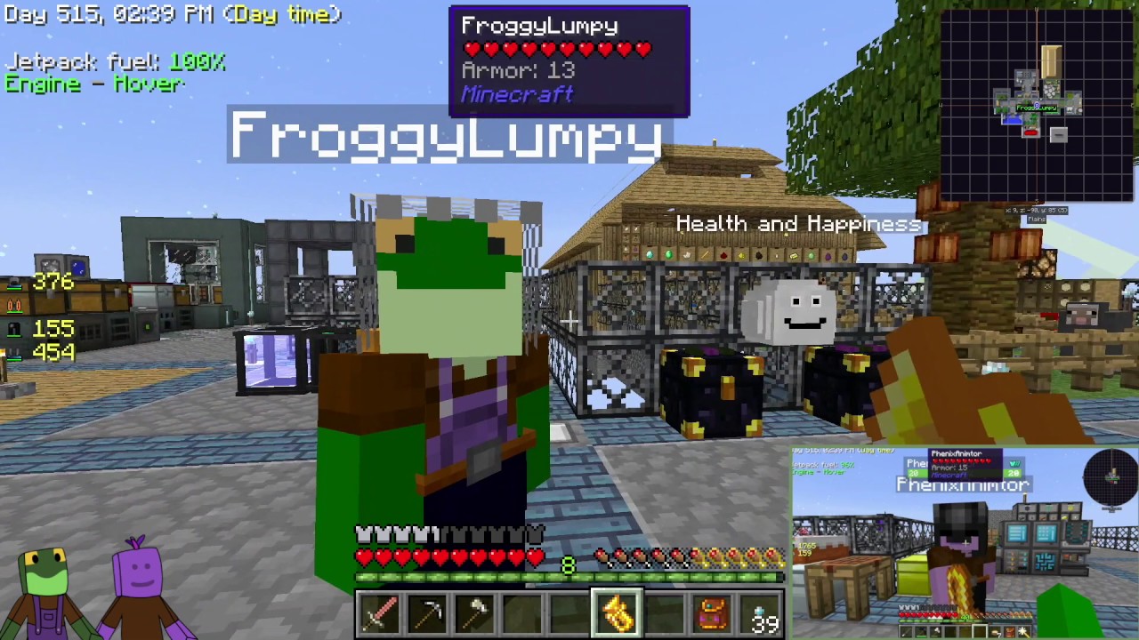 Minecraft Sky Factory 3 E21 Ender Chest\Bag Extreme Reactor YouTube