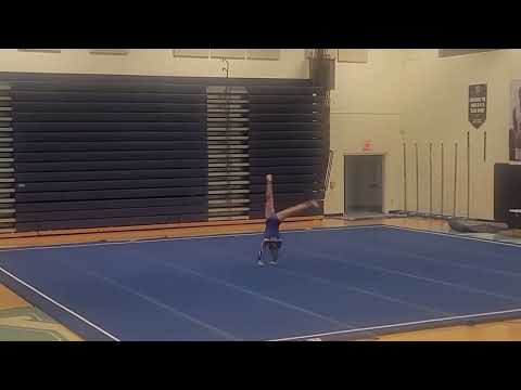 Roundoff Backhandpspring Layout on Dead Mat