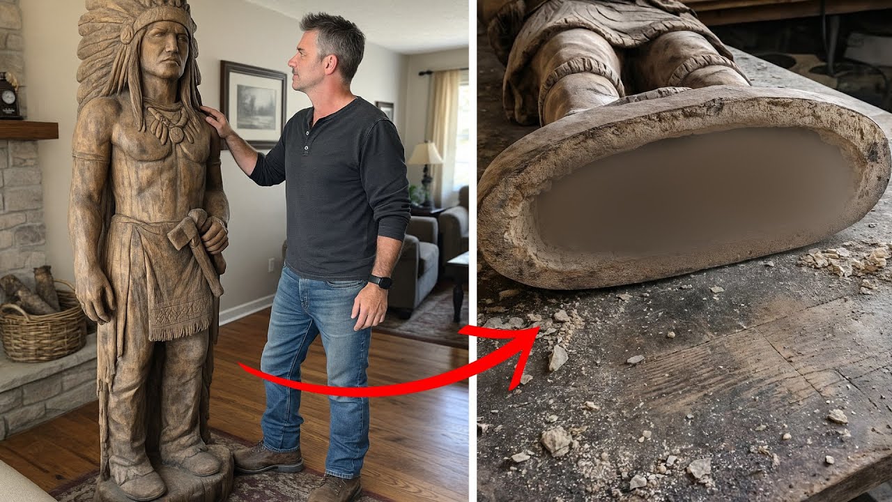 [Full Story] Man Inherited Native Statue From Grandpa, Then He Noticed the Sealed Bottom…