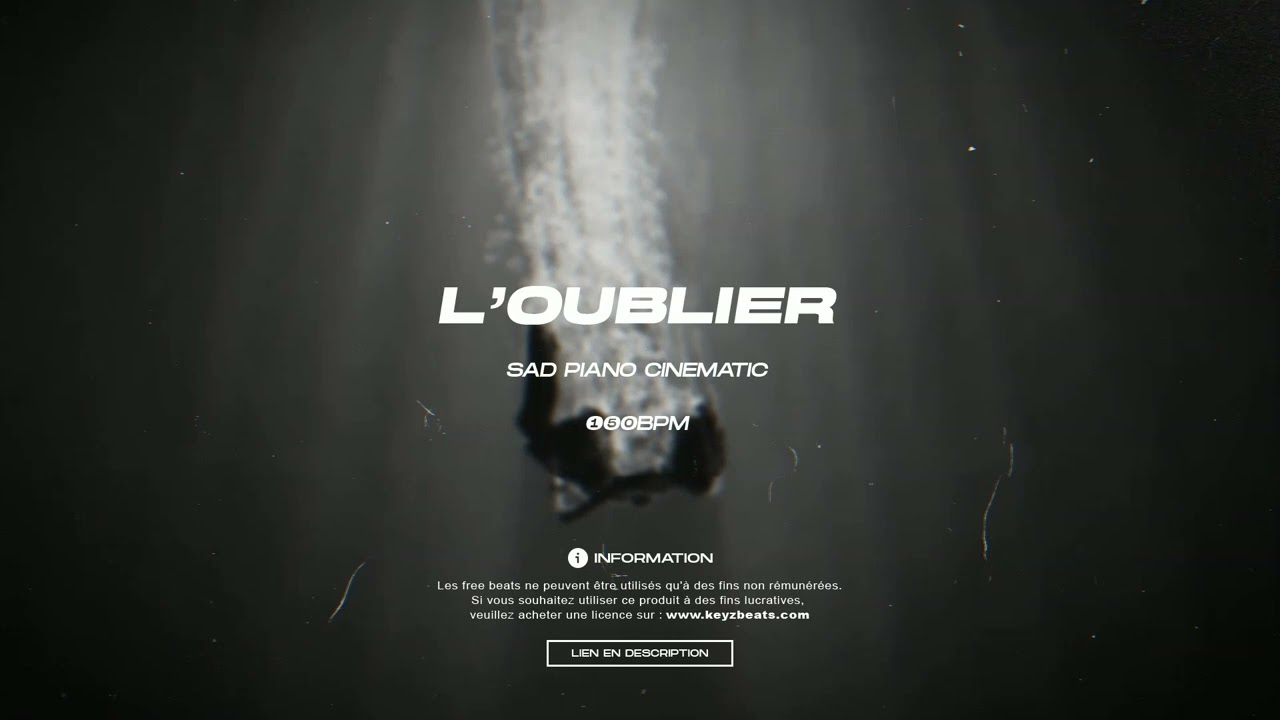 (𝑭𝒓𝒆𝒆) "L'oublier 💔" Sad Cinematic Piano | Klem x Sokuu Type Beat 2022