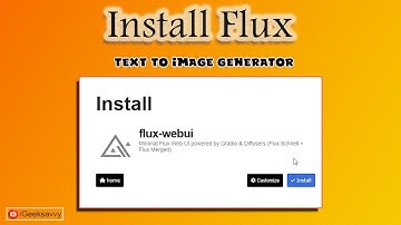 How to Run Flux Ai Locally in your PC? Text to Image Generator AI Tool | Geek Savvy
