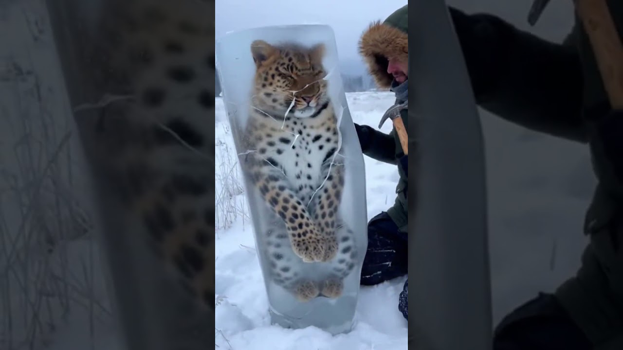 This man saved this kitty from ice! ❤️ #mrdoomscroll