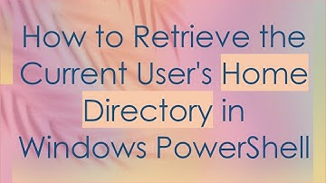 How to Retrieve the Current User
