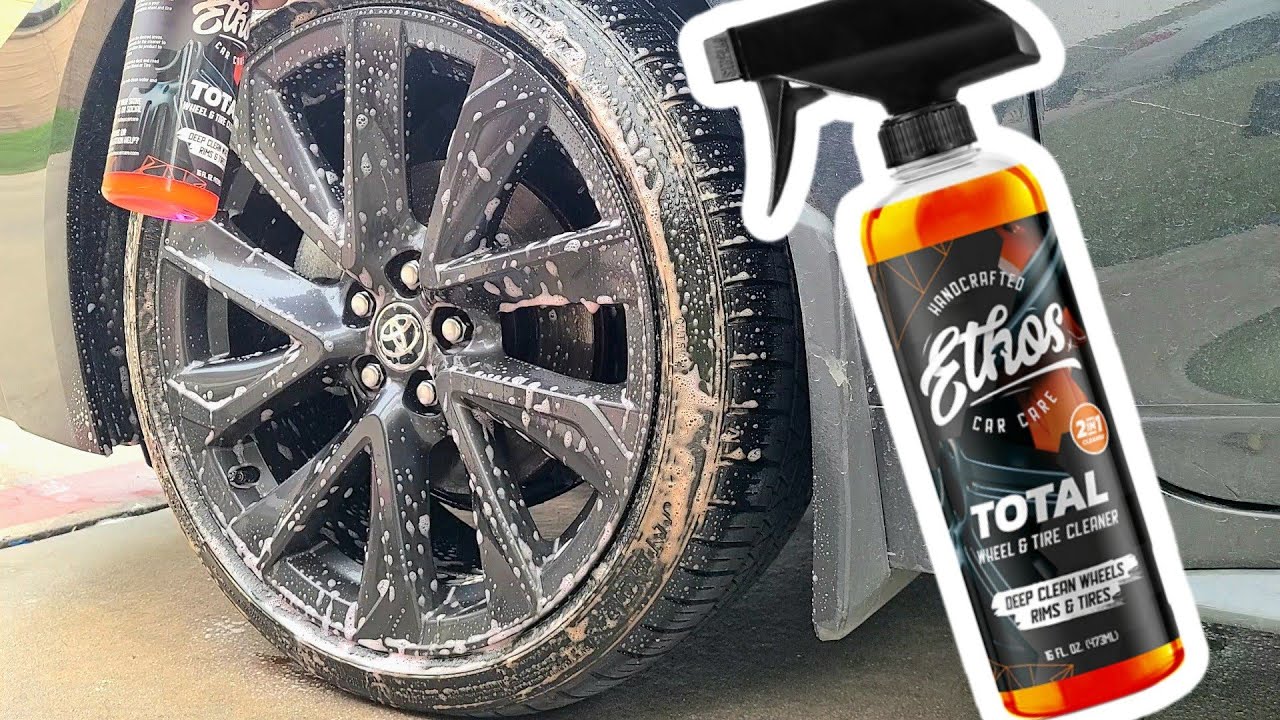 Ethos Car Care Wheel Cleaning Brushes, Wheel Cleaning Brush Combo