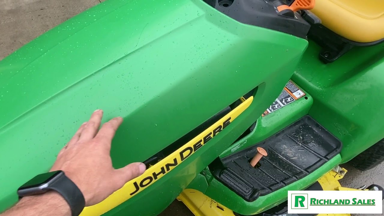 Sold John Deere X500 48 Garden Tractor Youtube