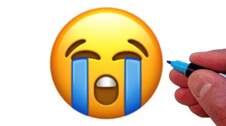 How to Draw the Loudly Crying Face Emoji