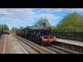 45596 'Bahamas' light engine passing Narborough 17/4/25