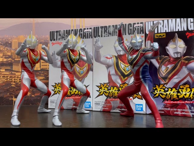 英雄勇像 18体 ウルトラマン ティガ ガイア アグル Day Night 英雄勇像 】ウルトラマンガイア（SV）Night Color Edition＆